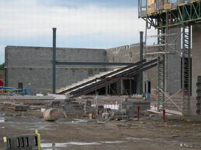 MJR Marketplace Cinema 20 - Inside Ramp Under Construction From Kim Connell